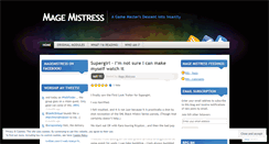 Desktop Screenshot of magemistress.com